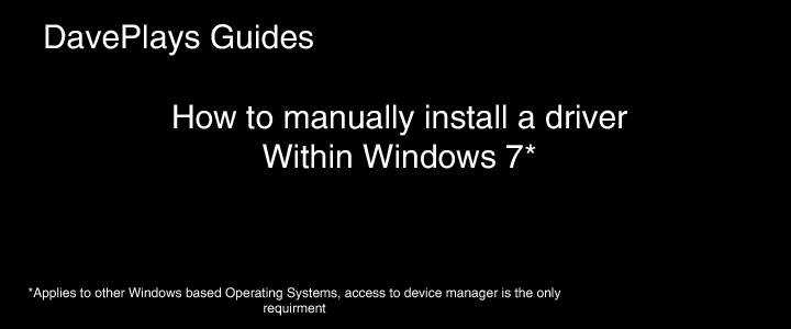 Title for Windows Driver Update Guide