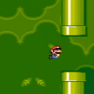 Flappy Bird in Super Mario World?